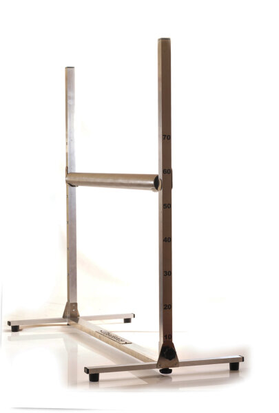 offene Obedience-Hürde, max. 70 cm hoch verstellbar, Aluminium, incl. Aluminium-Stange, 1m Seitenteile