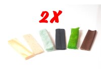 Set, bestehend aus 2x 7 Stück IGP-Fährtengegenstände, kunststofffrei
