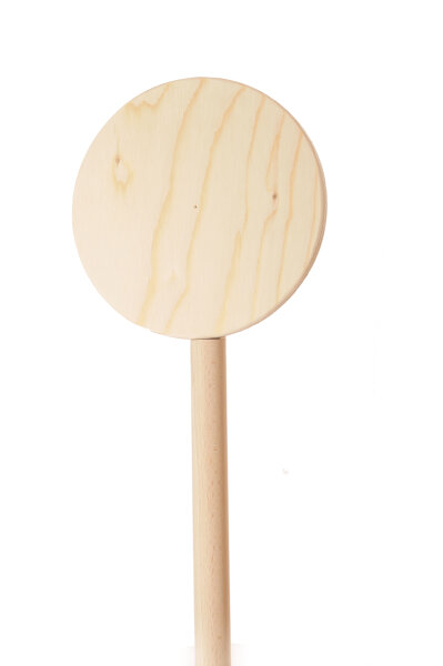 Einfaches Fährtenschild aus Holz mit 15cm Durchmesser
