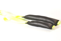 Beißwurst, Leder, schwarz o. weiß mit neon...