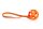 Gitterball an gummiertem Band, 9cm, am Band