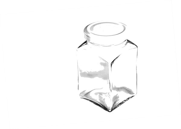 kleines eckiges Glas für SHS