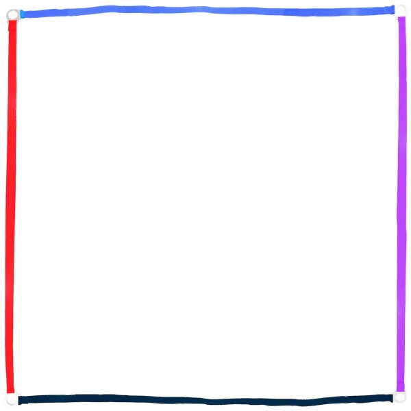 schwarz-rot-blau-lila